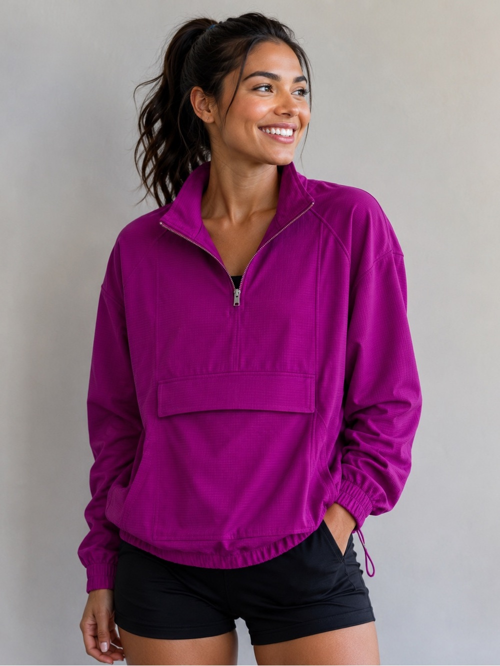NWT Athleta Pullover 1/4 Zip – XL – $129 Retail